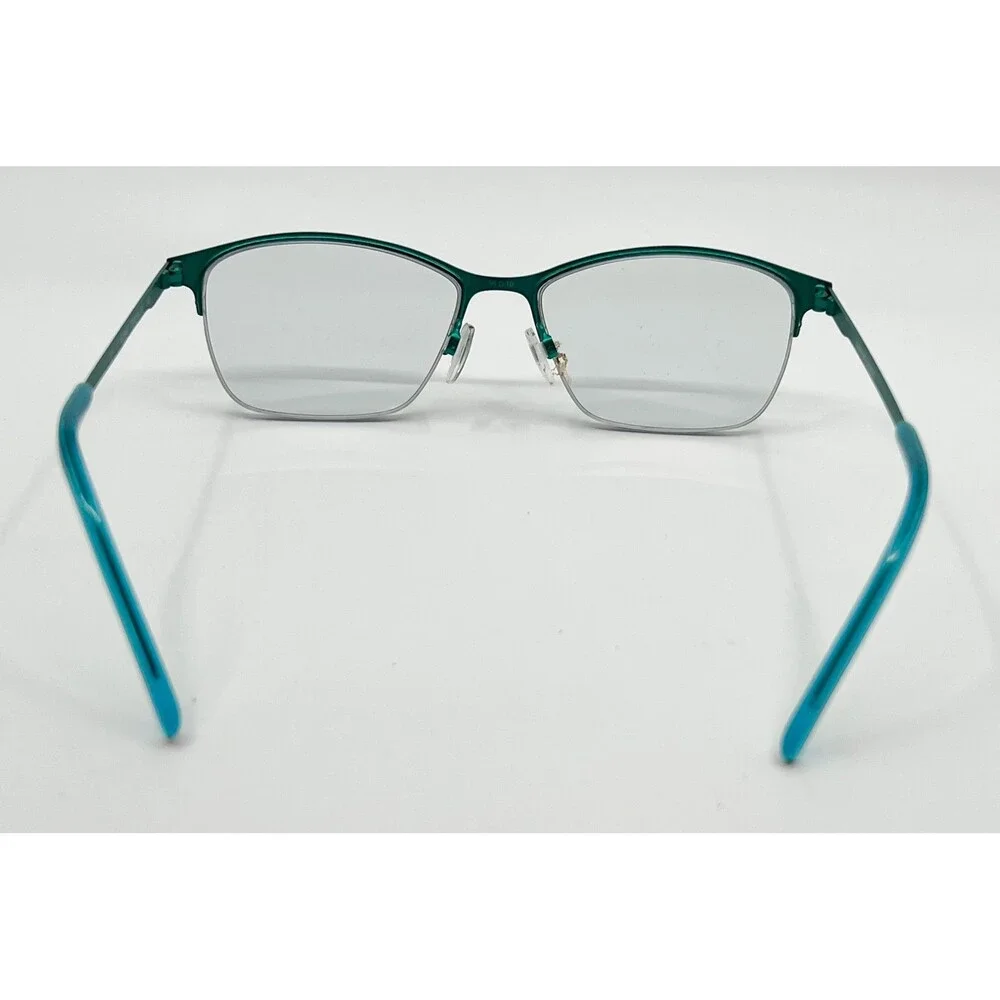 Hard Candy Eyeglasses Womens Teal HC264 Tealriffic Semi-Rimless 54-18-140